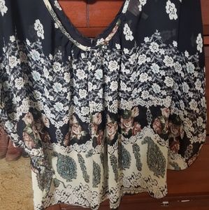 Womens Rue21 printed blouse